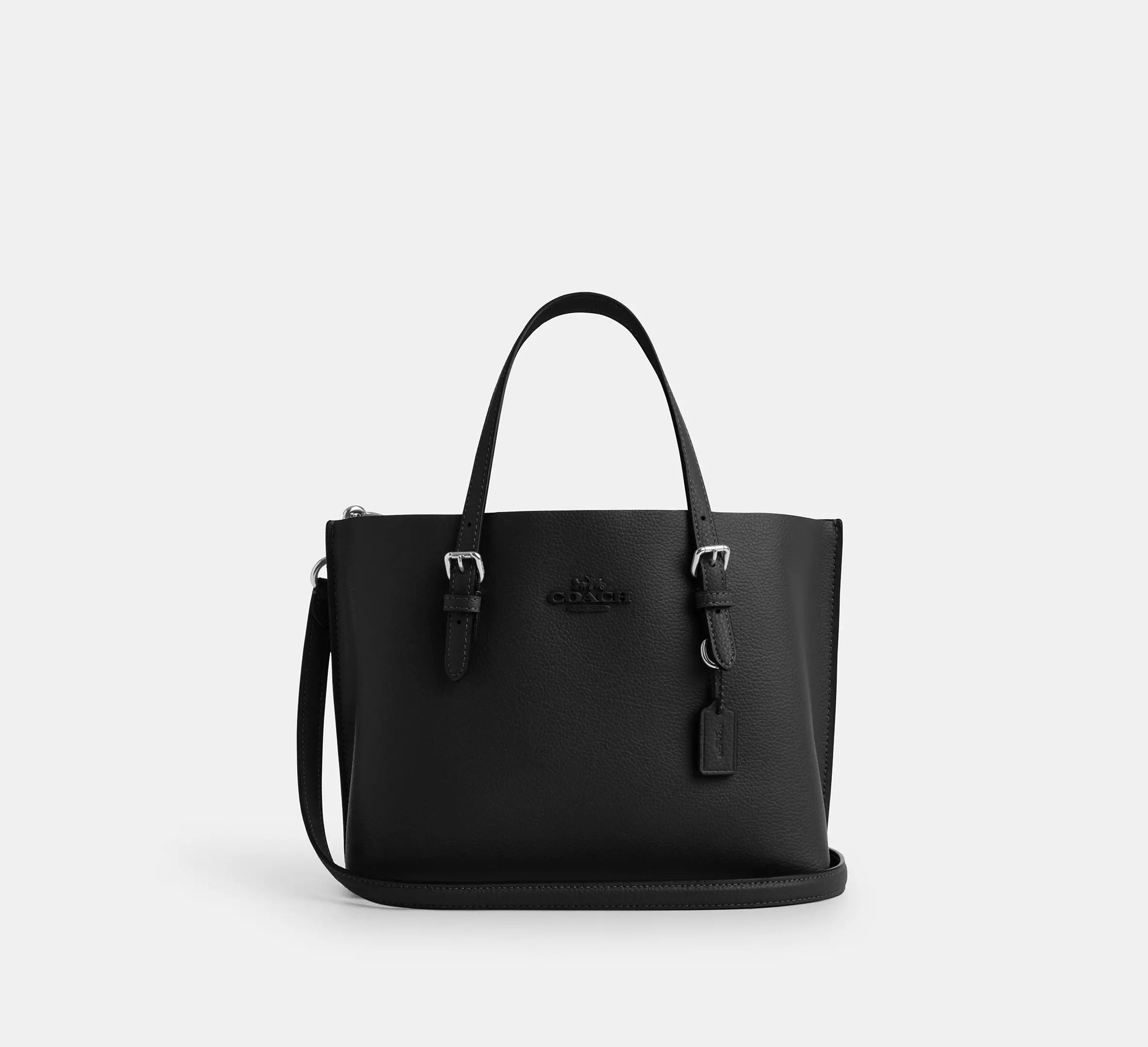 smooth leather/Silver/Black