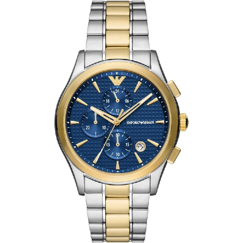 Emporio Armani AR11579 Paolo Two-Tone Chronograph Men’s Watch