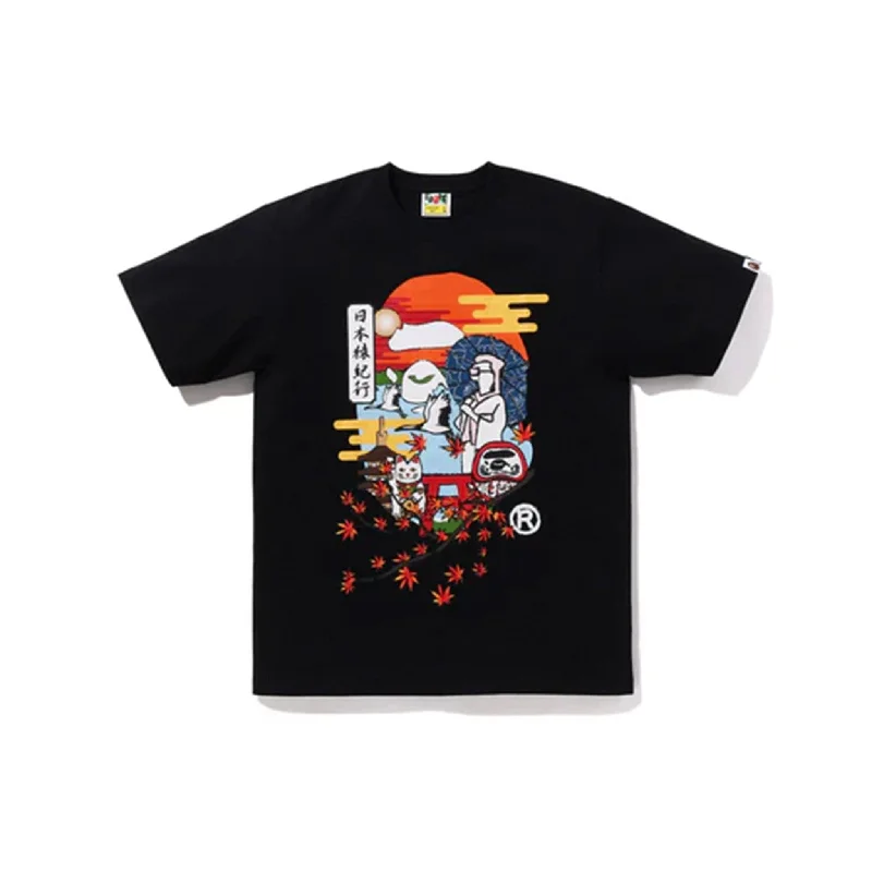Bape Japan Culture Autumn Ape Head Tee Black