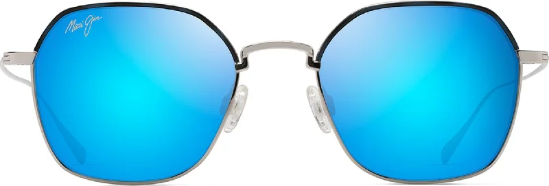 Matte Silver w/Blue Hawaii Lenses