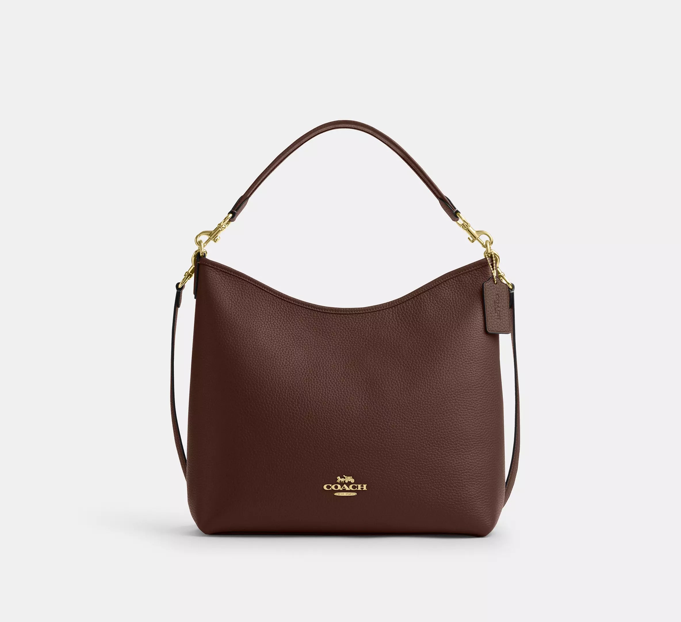 pebbled leather/Gold/Maple