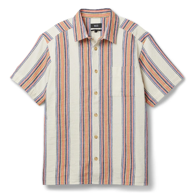 A.P.C. Ross Short-Sleeve Shirt( Ecru)