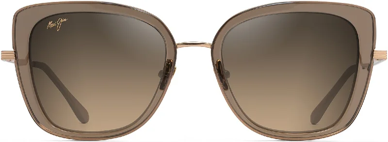 Transparent Taupe w/ Gold HCL Bronze