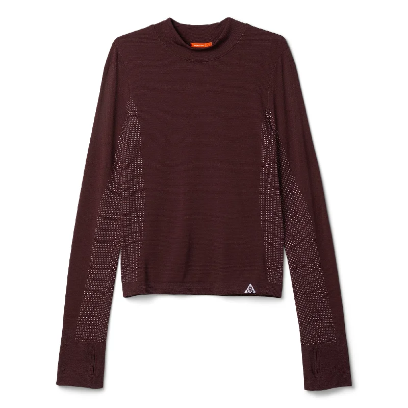 Nike ACG Delta River Long-Sleeve Top (Burgundy Crush/Beyond Pink)