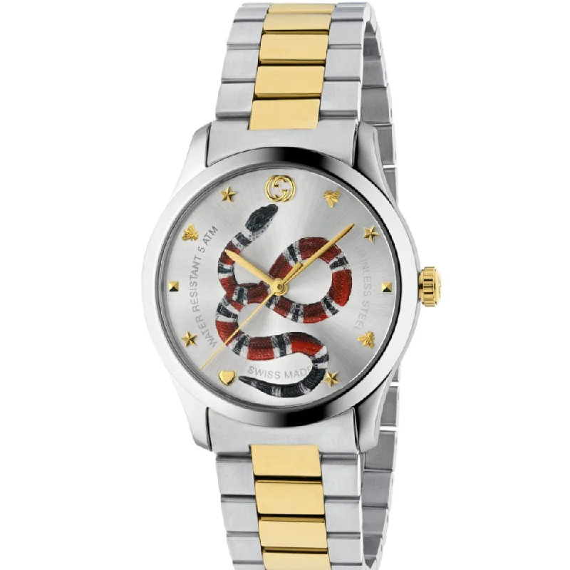 Gucci YA1264075 G-Timeless Two-Tone Men's Watch