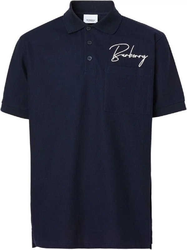Burberry Signature Polo Shirt Navy