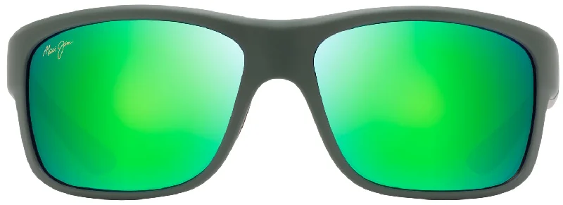 Soft Matte Brown/Maui Green Lens