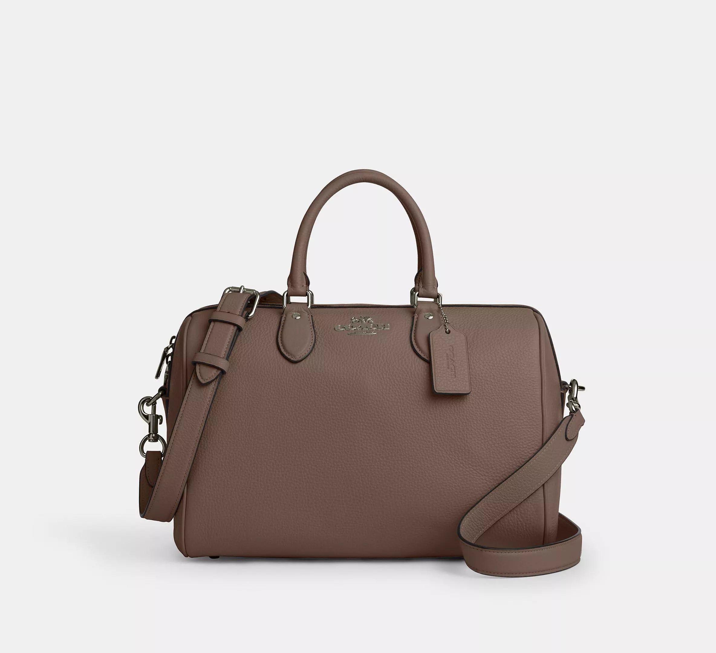 pebbled leather/Qb/Dark Stone