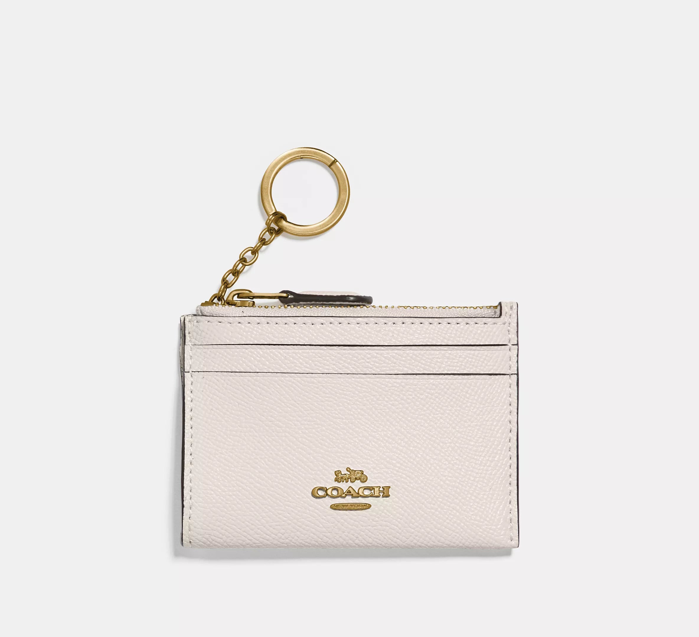 crossgrain leather/Gold/Chalk