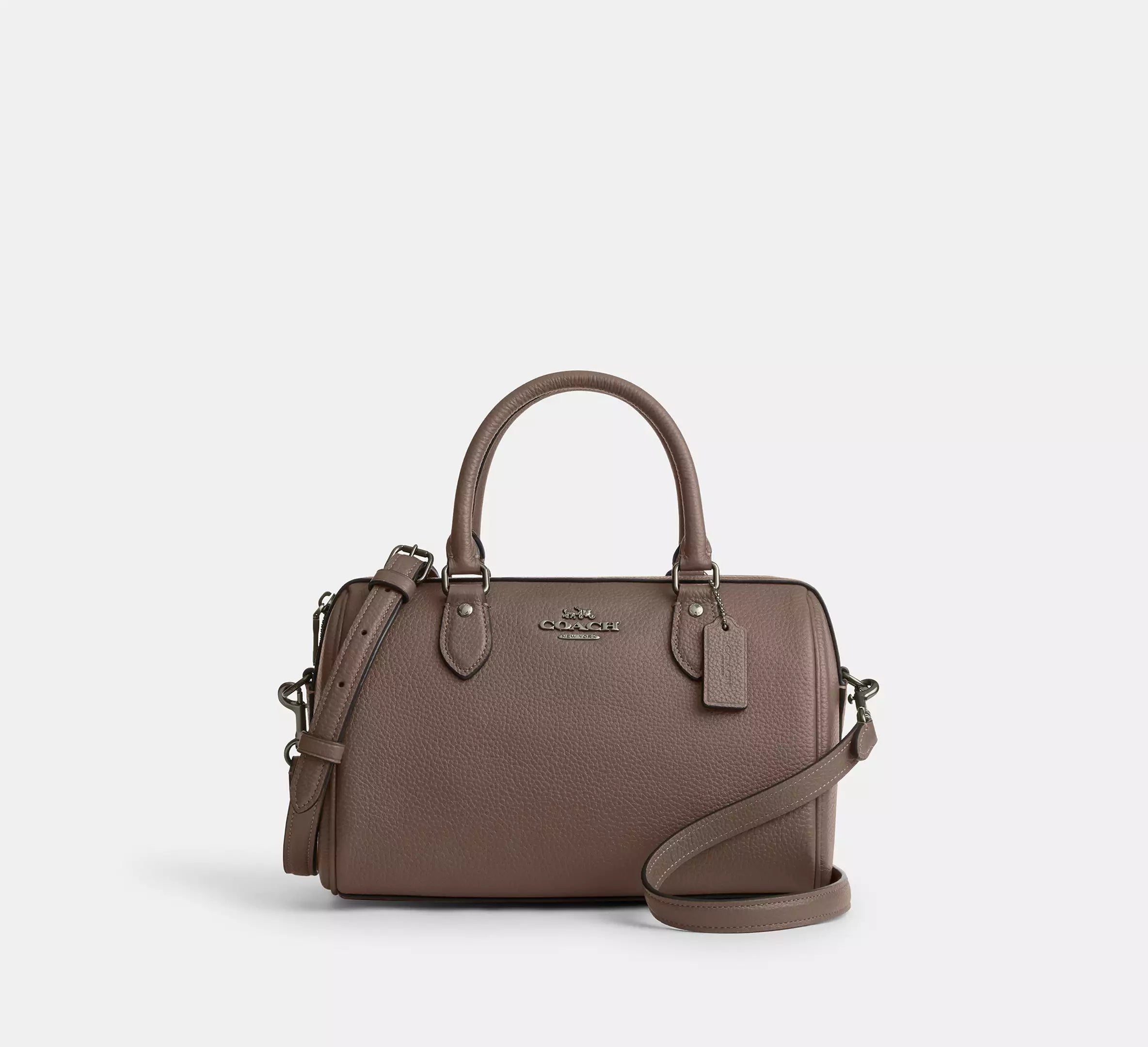 pebbled leather/Qb/Dark Stone