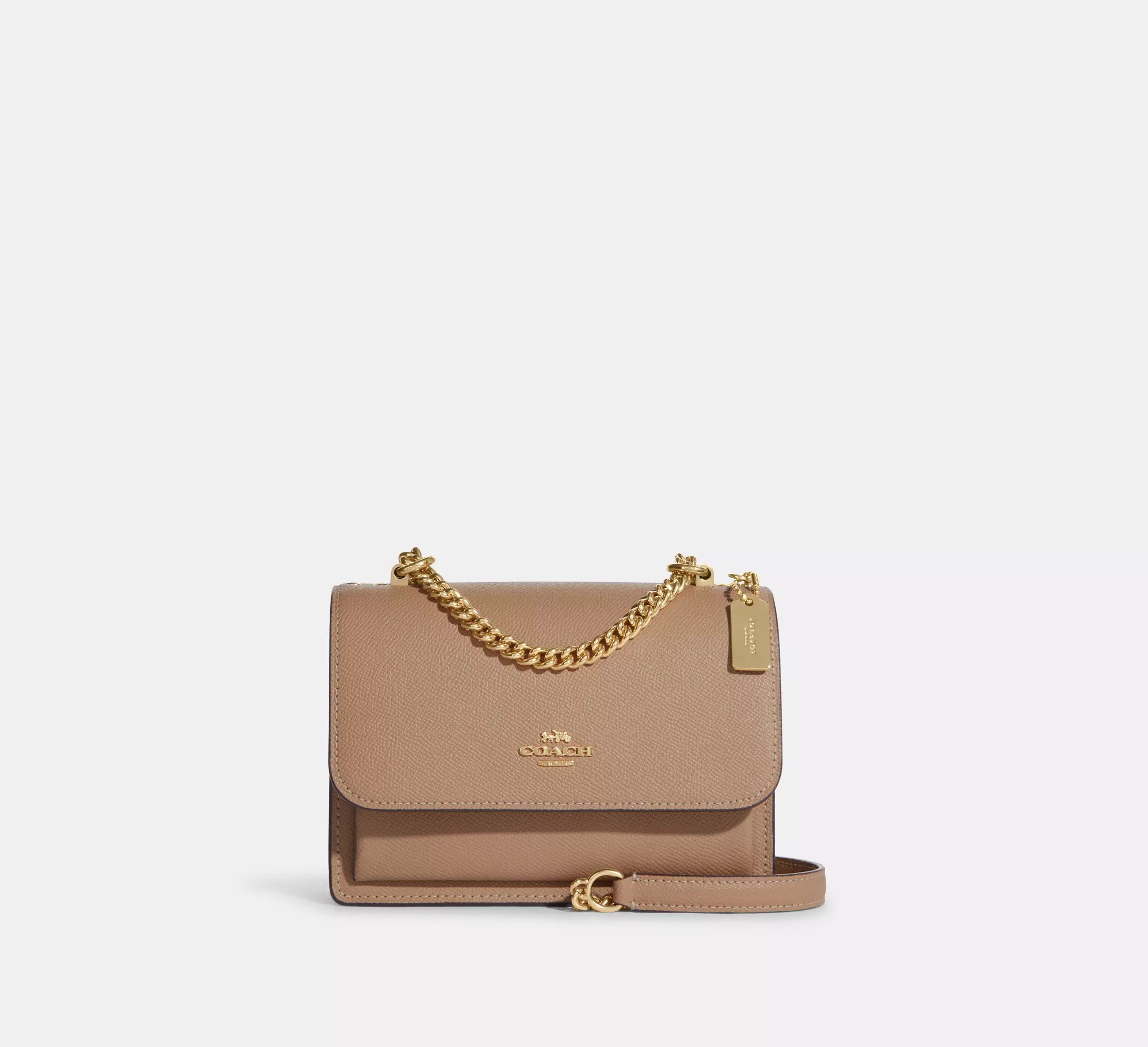 crossgrain leather/Gold/Taupe