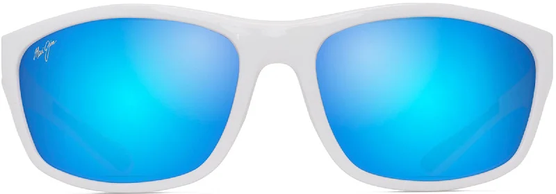 White With Navy Rubber/Blue Hawaii
