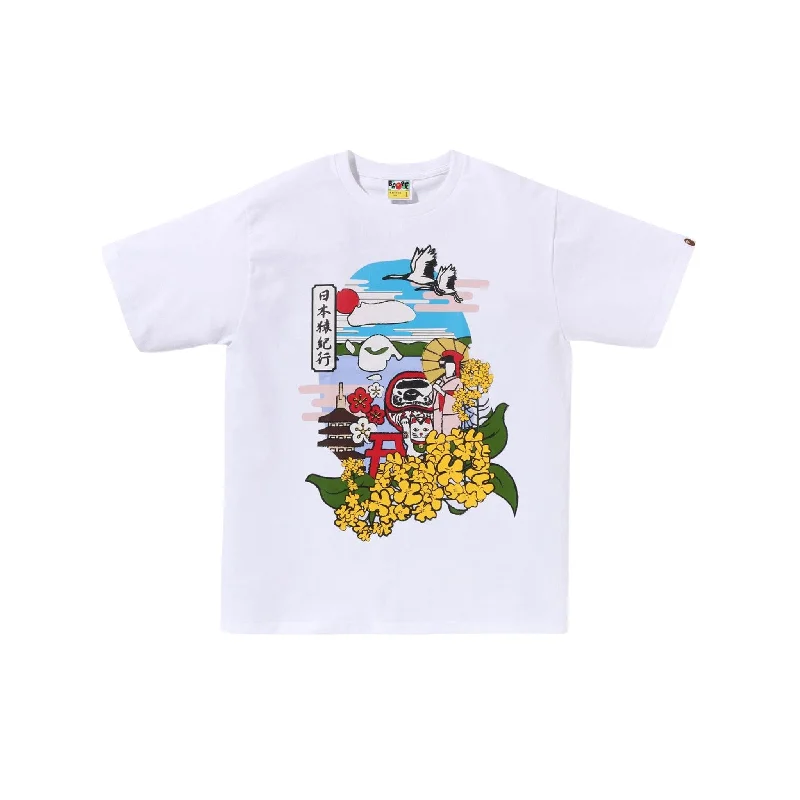 Bape Japan Culture Spring Ape Head Tee White