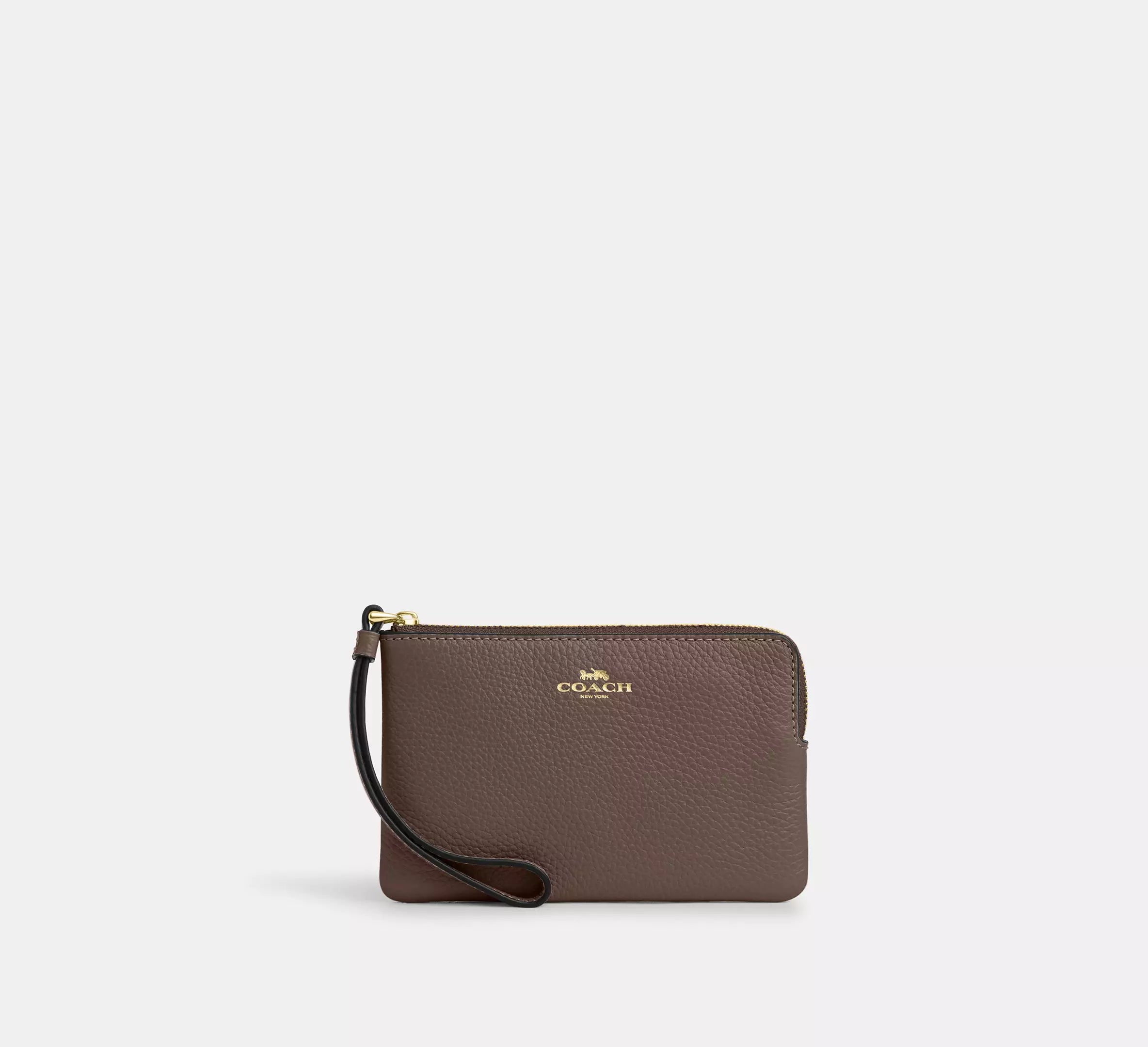 pebbled leather/Gold/Dark Stone