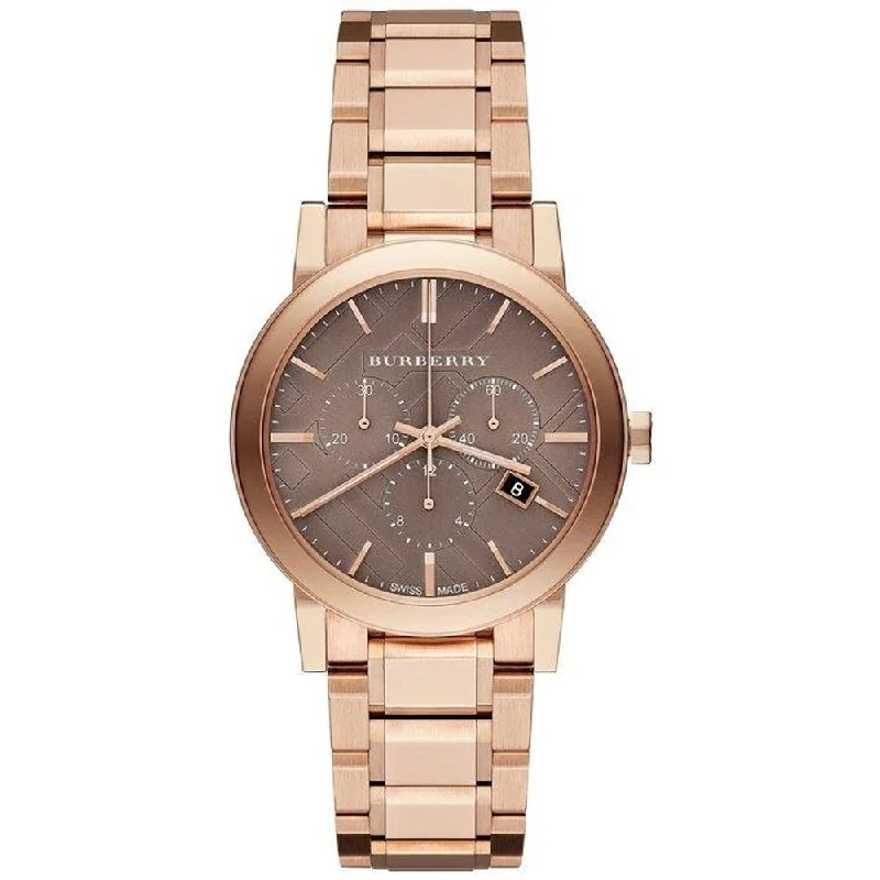Burberry BU9754 The City Rose Gold-Tone Ladies Watch