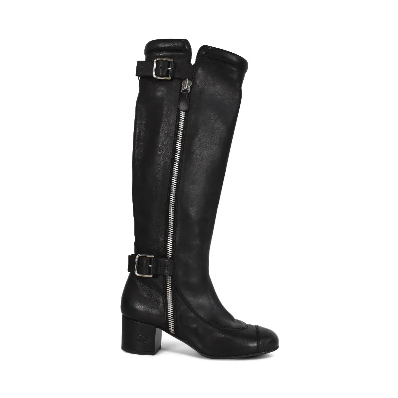 Chanel Riding Boots - Women's 38