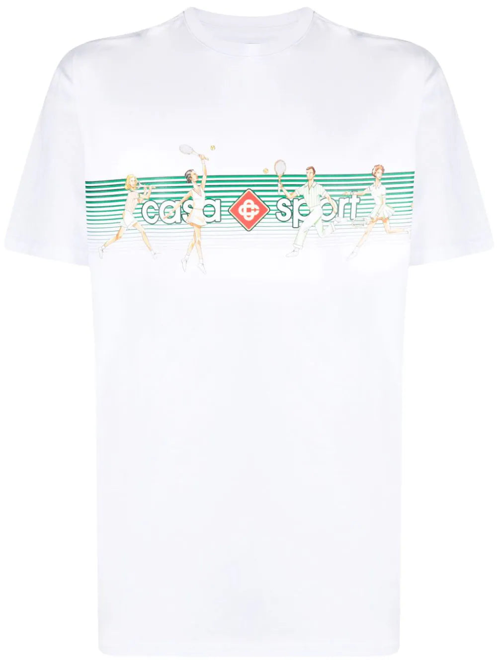 Casablanca Playful Stripes Sport T-Shirt