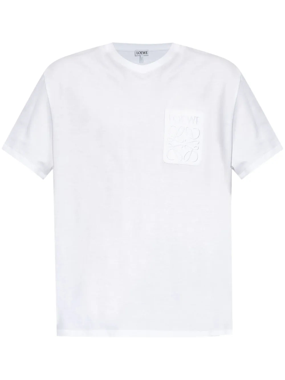 Loewe Anagram Pocket Embroidery T-Shirt White