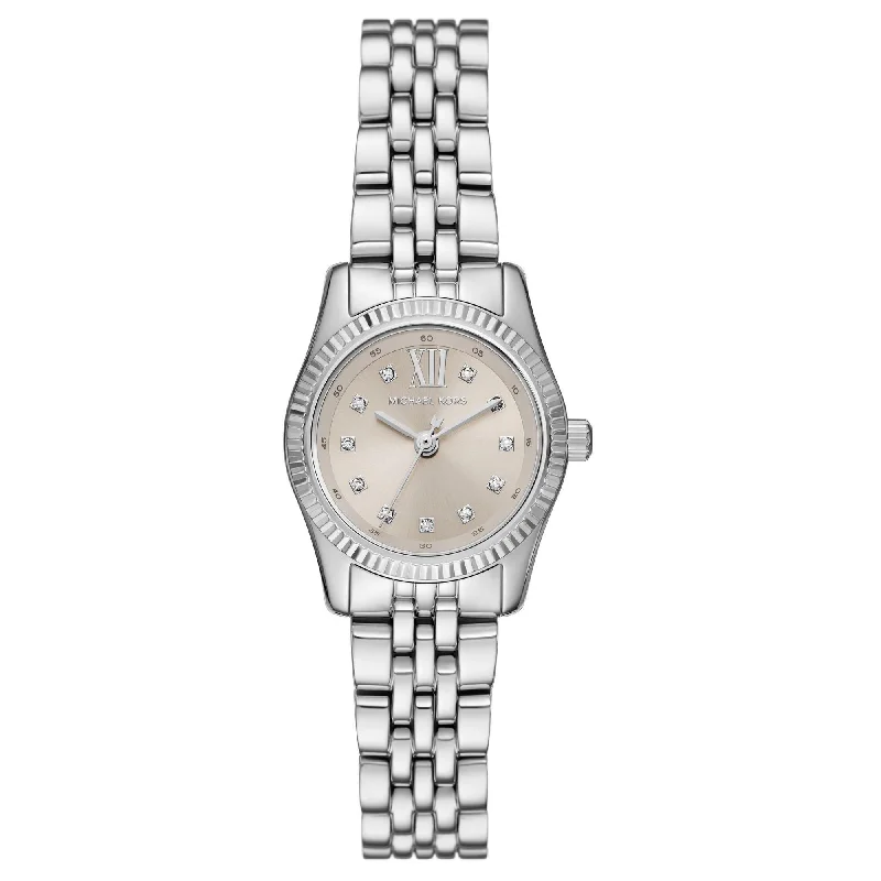 Michael Kors MK4843 Lexington Silver Dial Ladies Watch