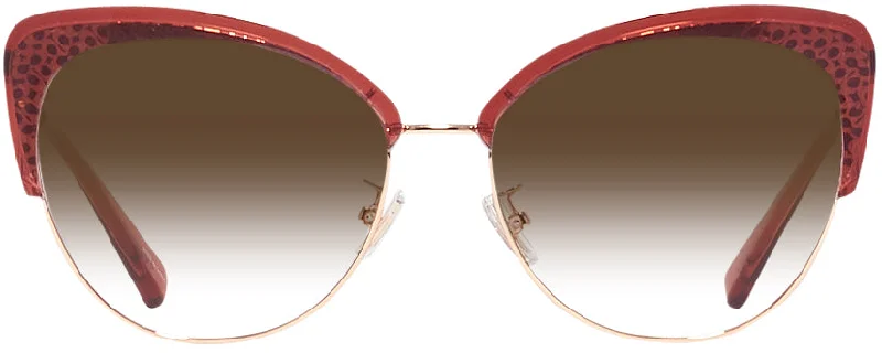 Burgundy/shiny Rose Gold