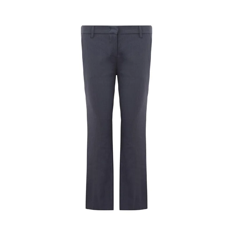 Lardini Chic Blue Linen Trousers