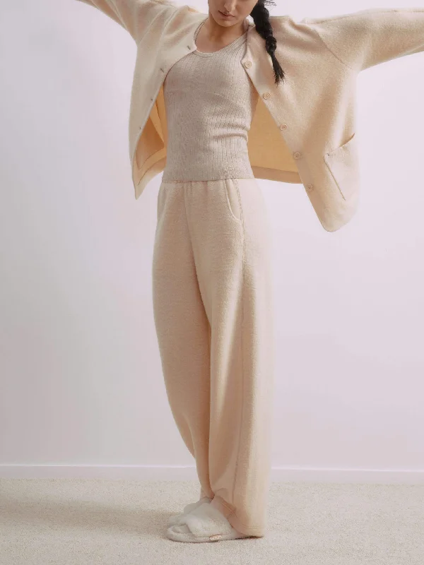 Wool Fleece Cocoon Pants