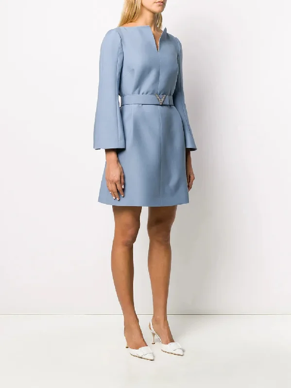 Valentino Garavani V Belted Dress